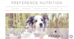 Desktop Screenshot of preference-nutrition.com